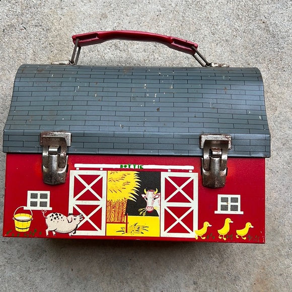 Thermos Other Vtg 95s Barn Thermos Lunch Box Poshmark